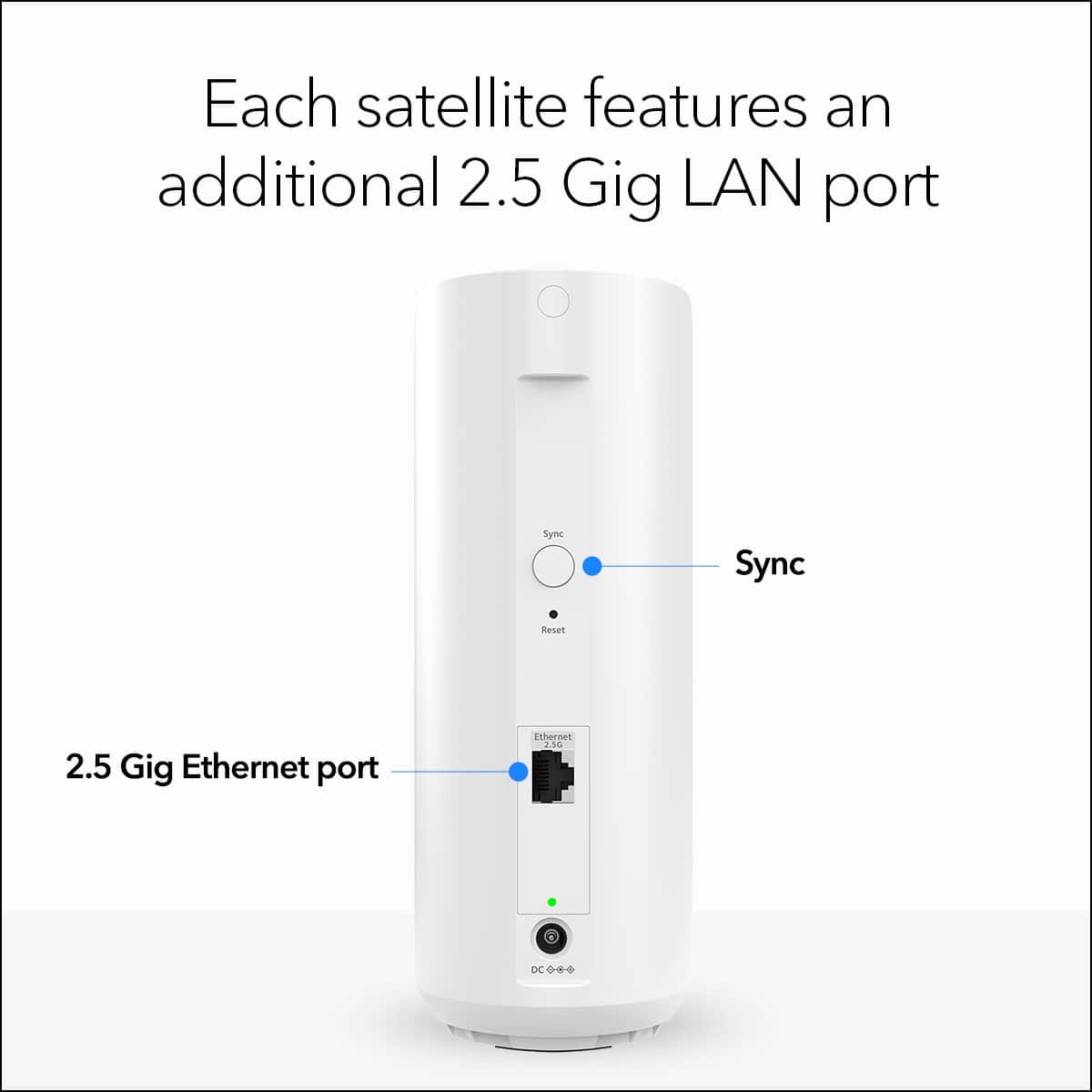 NETGEAR Orbi 260 Series WiFi 7 Mesh System, Up to 5,000 sq ft., 3