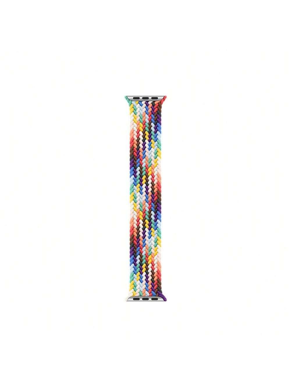 Front. Apple - Watch Braided Solo Loop 40mm - Size 8 - Multicolor.