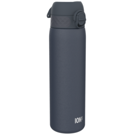 Ion8 - Single Walled Stainless Steel Water Bottle - 20oz - Ash Navy