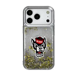 Keyscaper - NCAA - NC State Wolfpack Linen Logo iPhone Glitter Case - 13 - Multicolor
