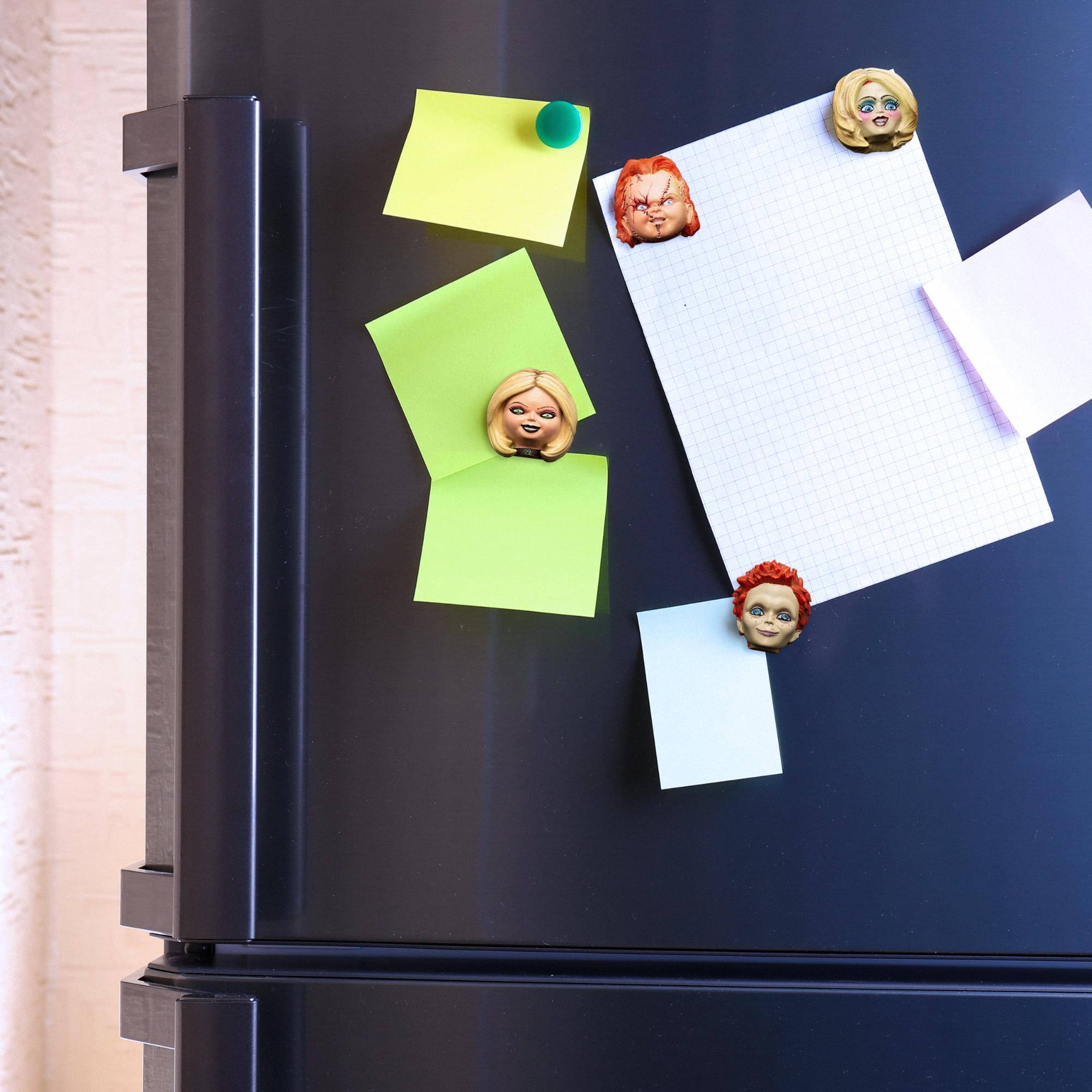 Alt View 1. Trick or Treat Studios - Child's Play Seed of Chucky Magnet 4 Pack - Red.