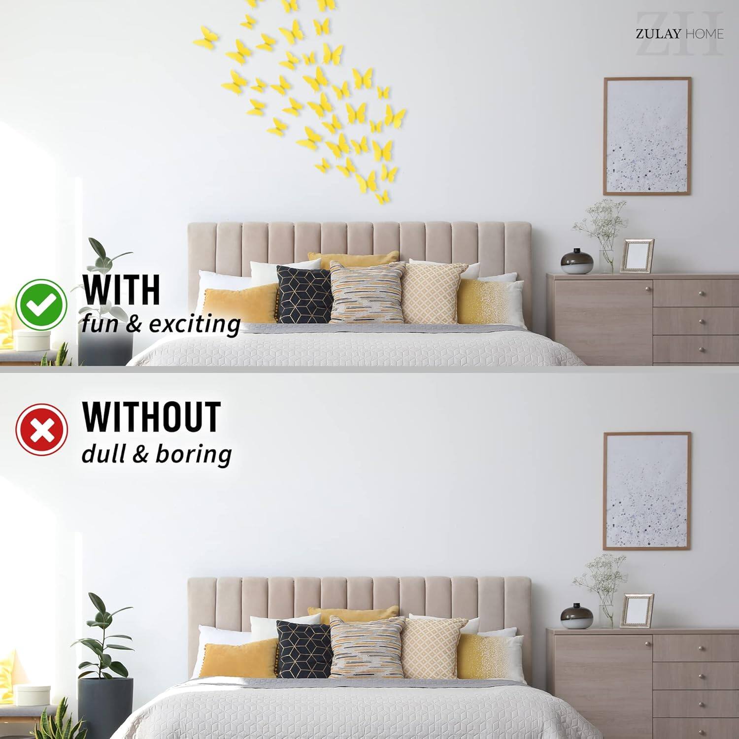 ZULAY HOME WITH fun & exciting x WITHOUT dull & boring