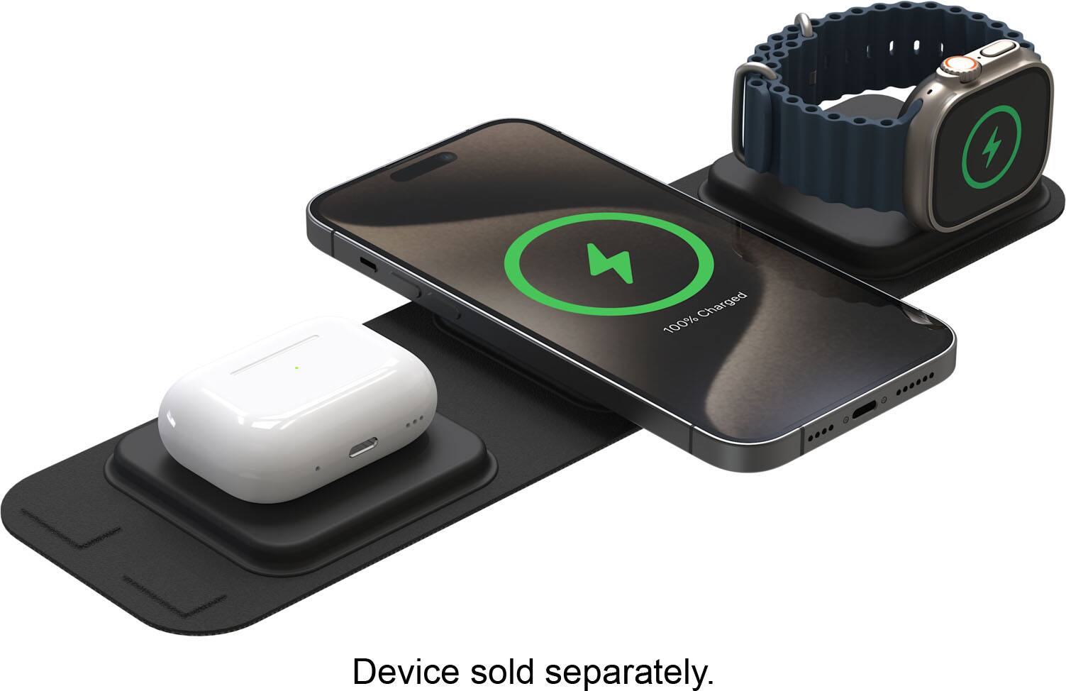 Charged 100% ...... Device sold separately.