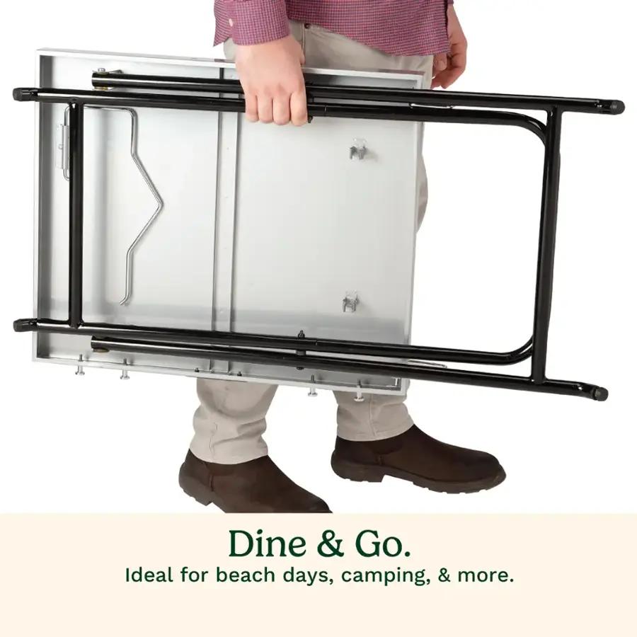 Dine & Go. Ideal for beach days, camping, and more.