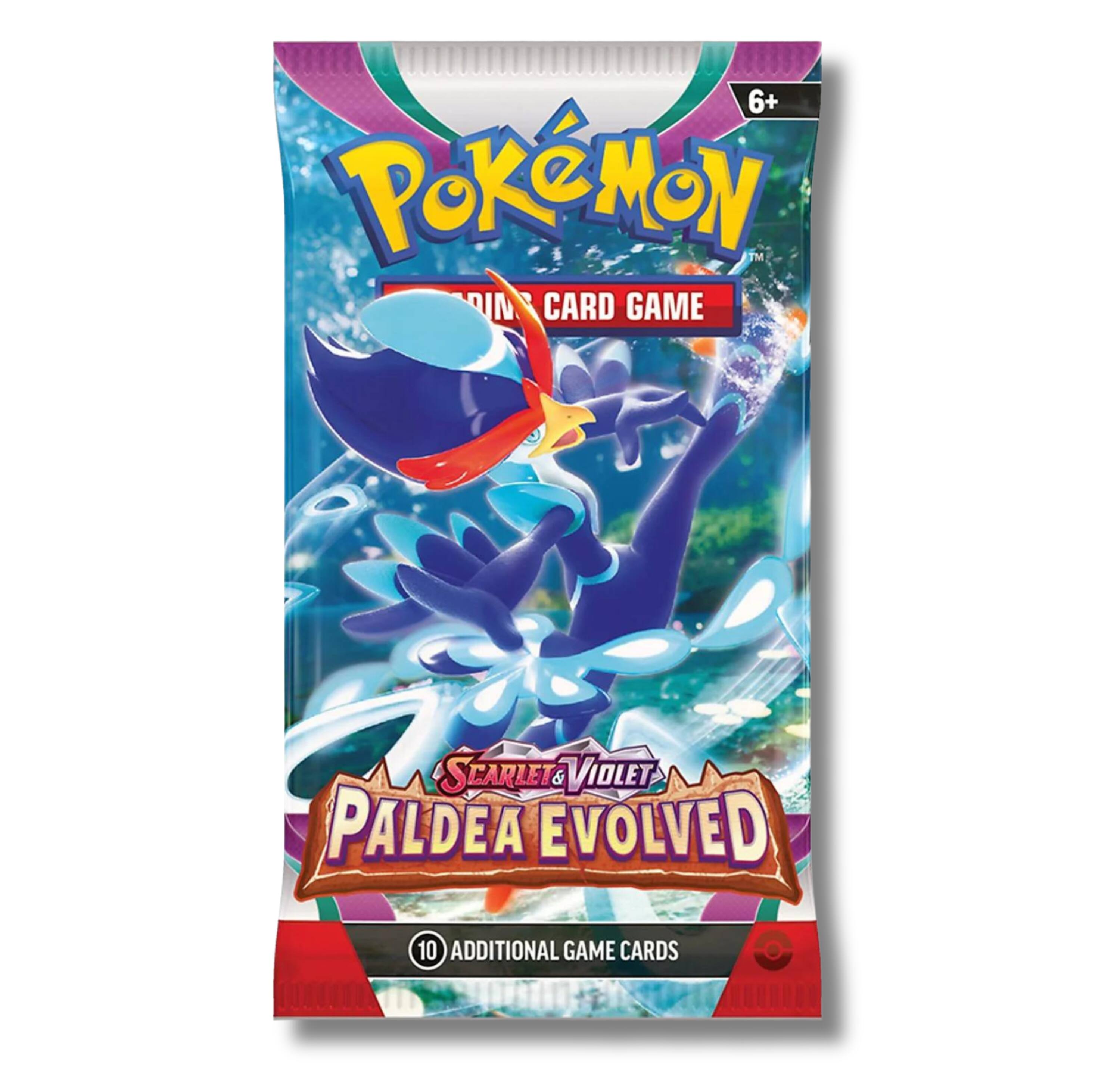 6+ Pokémon Card Game Scarlet & Violet Paldea Evolved 10 Additional Game Cards
