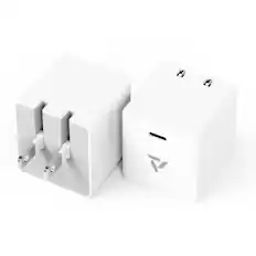 Front. Vena - 30W USB-C Wall Charger PD 3.0 Fast Charger for iPhone 16/15/14, iPad, Macblock Air, Tablets, Samsung Smartphones, Tarvel - White.