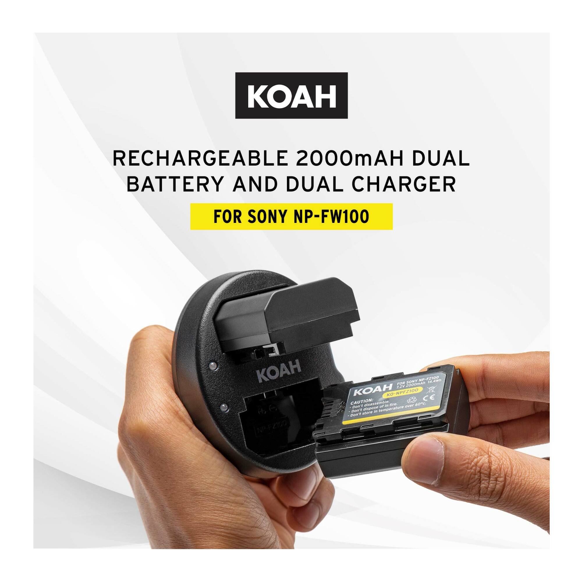 RECHARGEABLE 2000mAH DUAL BATTERY AND DUAL CHARGER FOR SONY NP-FW100 0 T - Pe -o 12.28 2V Ainas NP72100 d C CE CASTOIN A - - - PI m rnperatere stere - oT