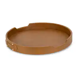 American Atelier - Light Round Tray - Brown