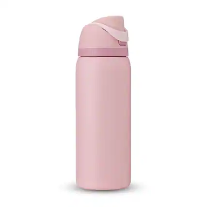 Front. Owala - FreeSip 32 fl. oz. BPA Free Water Bottle with Spout Lid - Rose Quartz.