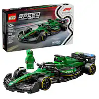 LEGO - Speed Champions Aston Martin Aramco F1 AMR24 Race Car Building Toy 77245 - Front_Zoom