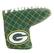 Front. Team Golf - Green Bay Packers Quilted Blade Putter Cover - Multicolor.