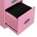 Alt View 17. OSP Home Furnishings - 3 Drawer Locking Metal File Cabinet with Top Shelf - Pink.