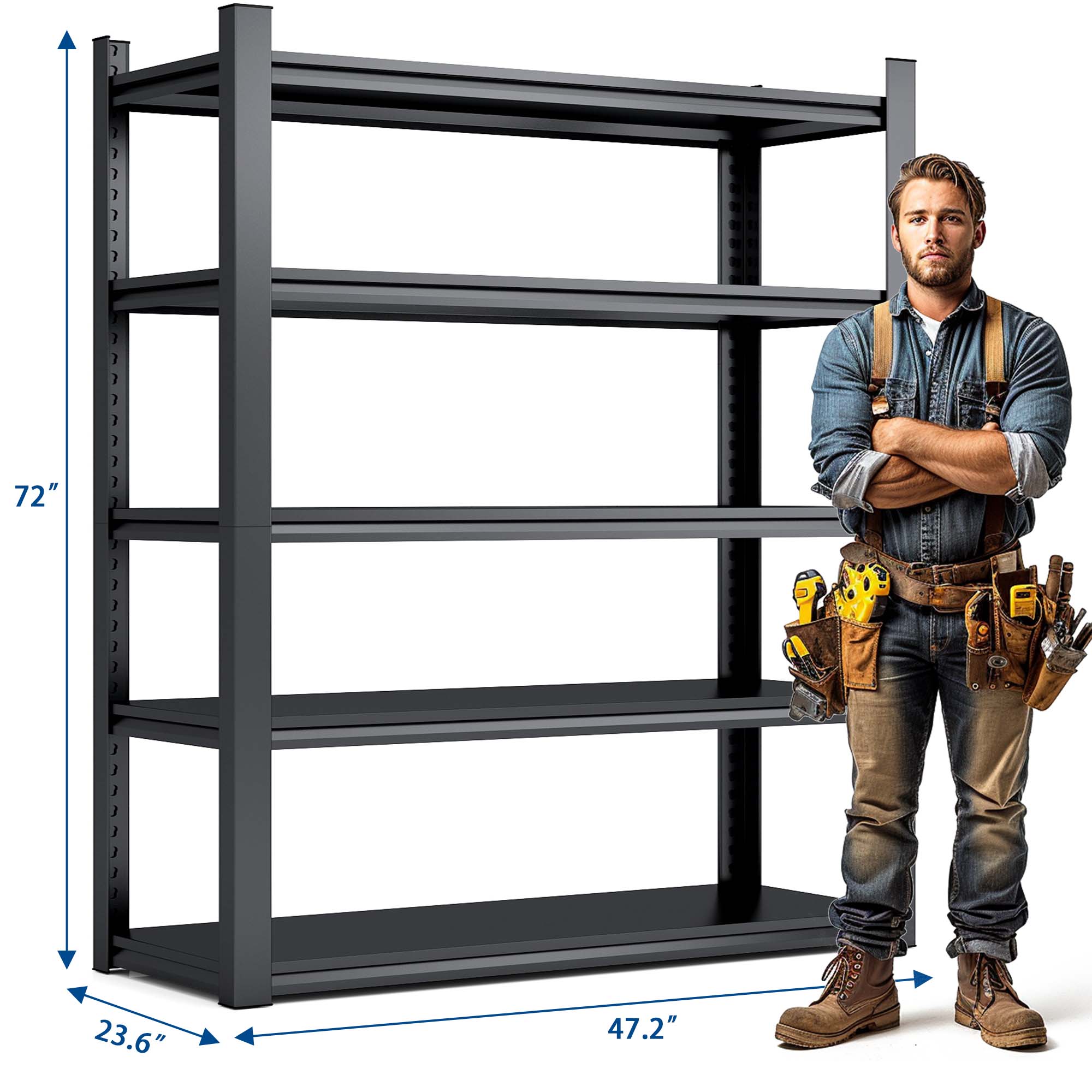 72"  
23.6"  
47.2"