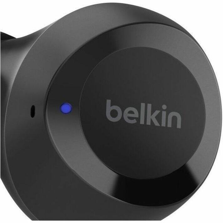 Alt View 1. Belkin - Belkin SoundForm Bolt True Wireless Earbuds - Stereo - True Wireless - Bluetooth - 32.8 ft - Earbud - Binaural - In-ear - Black.