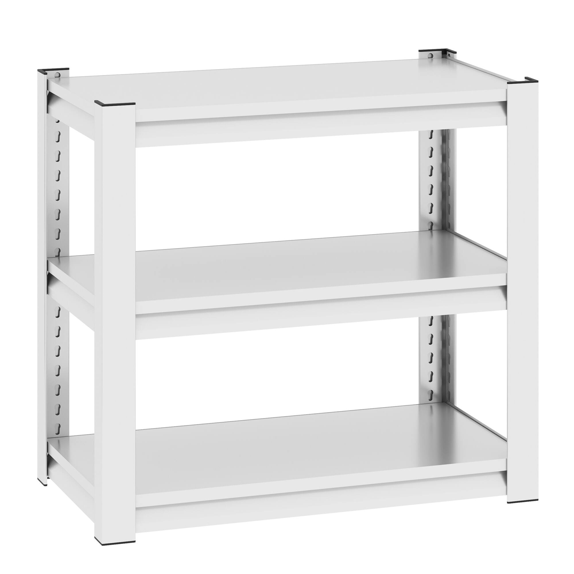 Lirago - Metal Aquarium Stand 20-30 Gallon Heavy Duty 3-Tier Fish Tank Rack Shelf 400 lbs Capacity Freestanding Shelving Unit - White