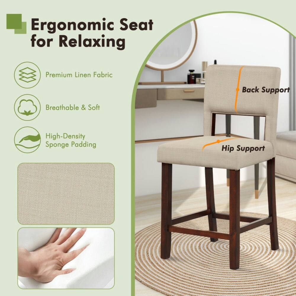 Ergonomic Seat for Relaxing

- Premium Linen Fabric
- Breathable & Soft
- High-Density Sponge Padding

Back Support
Hip Support