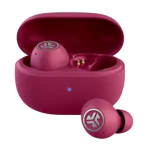 JLab - Go Pop ANC True Wireless In-Ear Bluetooth Earbuds - Fuchsia