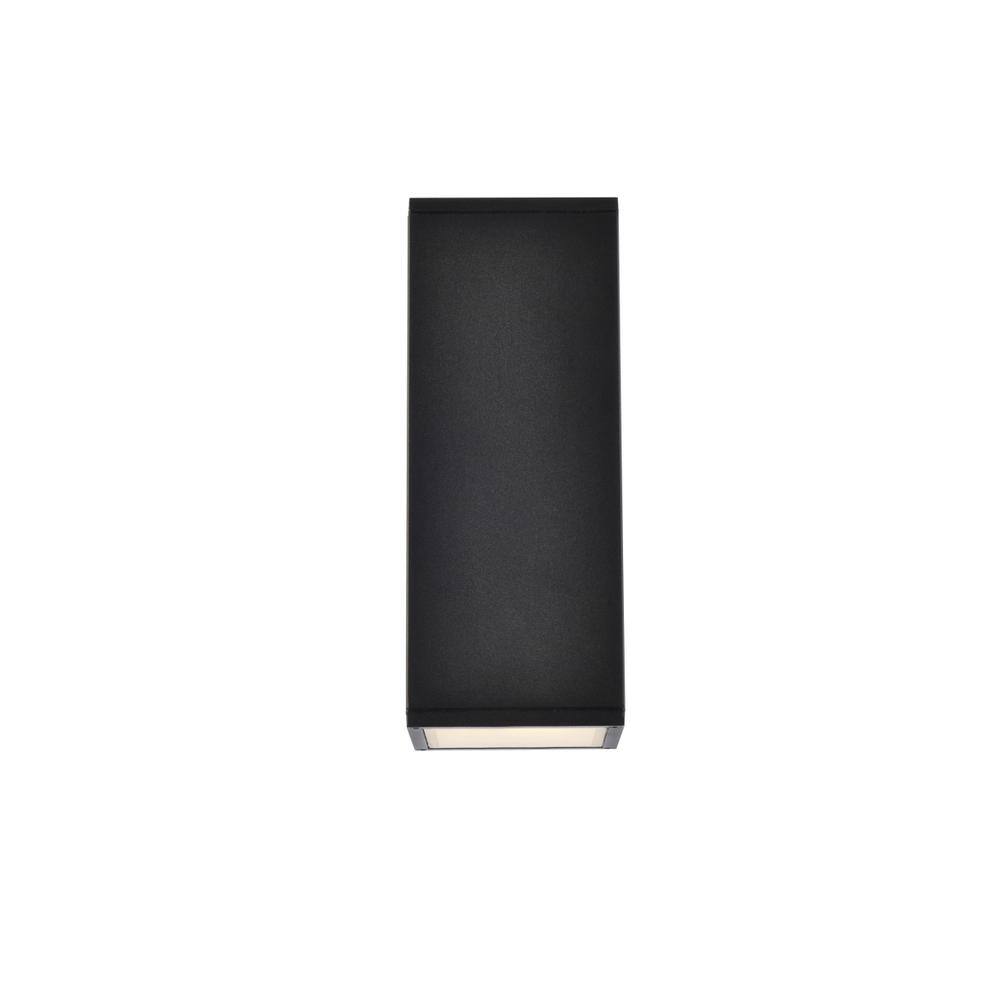 Alt View 2. Living District - Raine Outdoor Wall in black - Black.