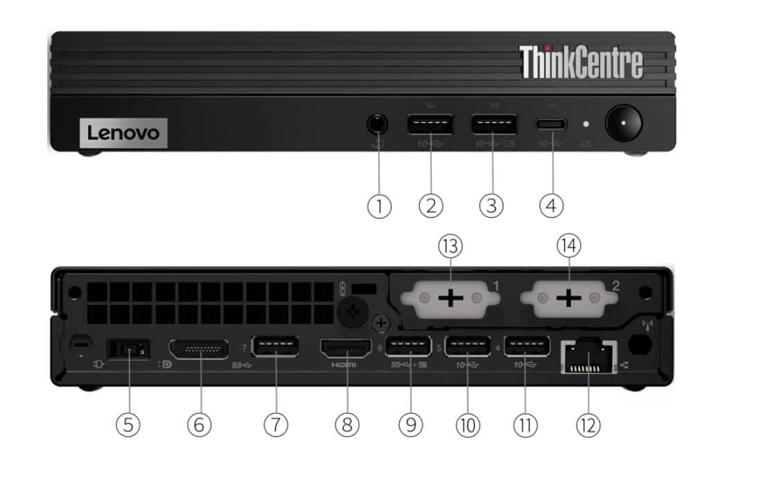 Lenovo ThinkCentre M60e Tiny Desktop Intel Core i3 1005G1 8GB