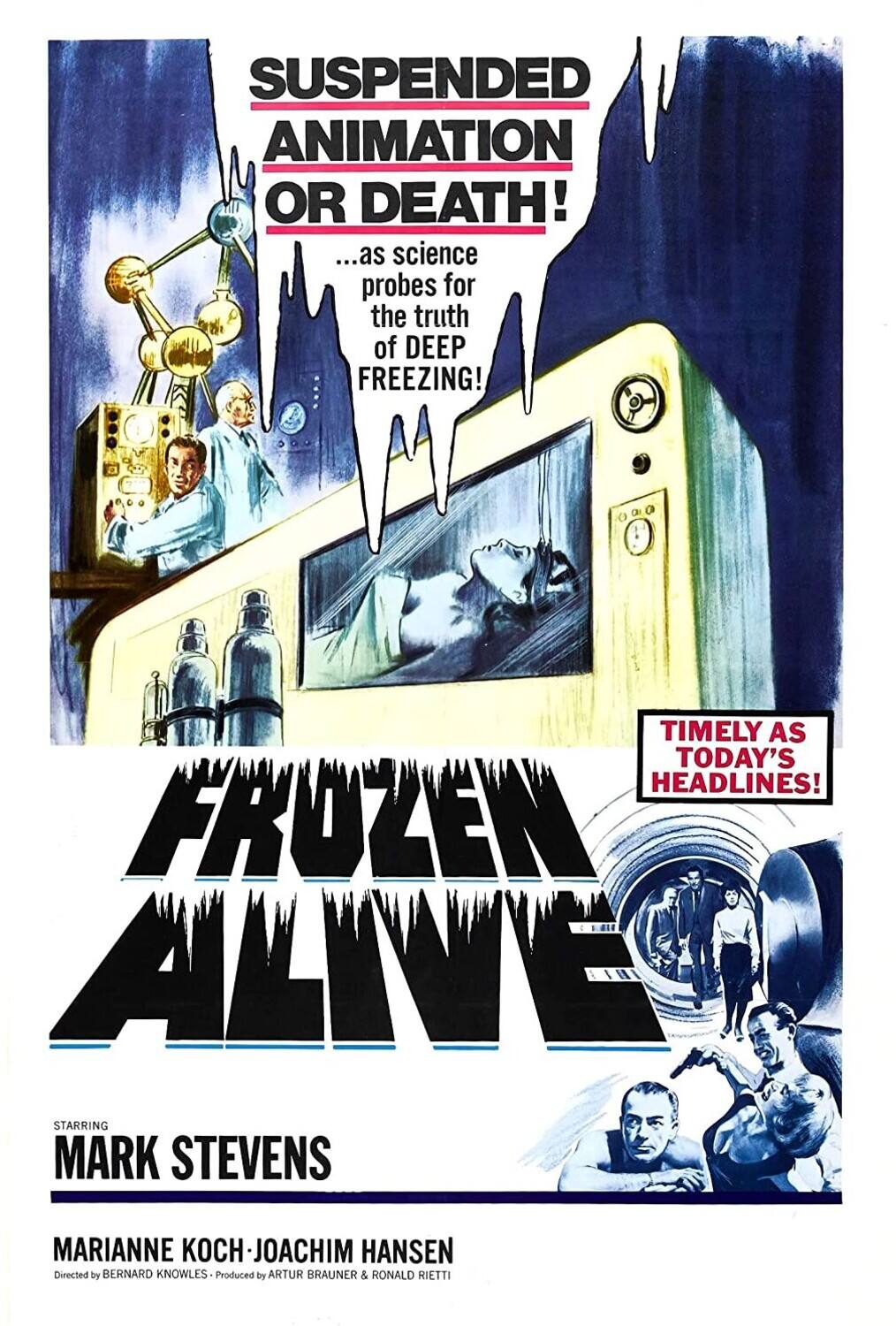 Front. Frozen Alive   - DVD.