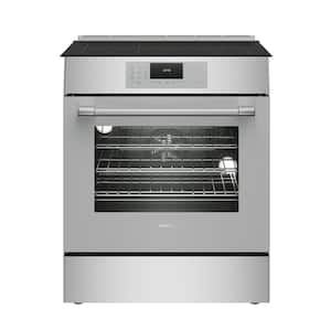 Thermador - Masterpiece 30 in. Wide 4.6 Cu. Ft. Slide-in Electric Induction True Convection Range with 4 Elements - Stainless Steel