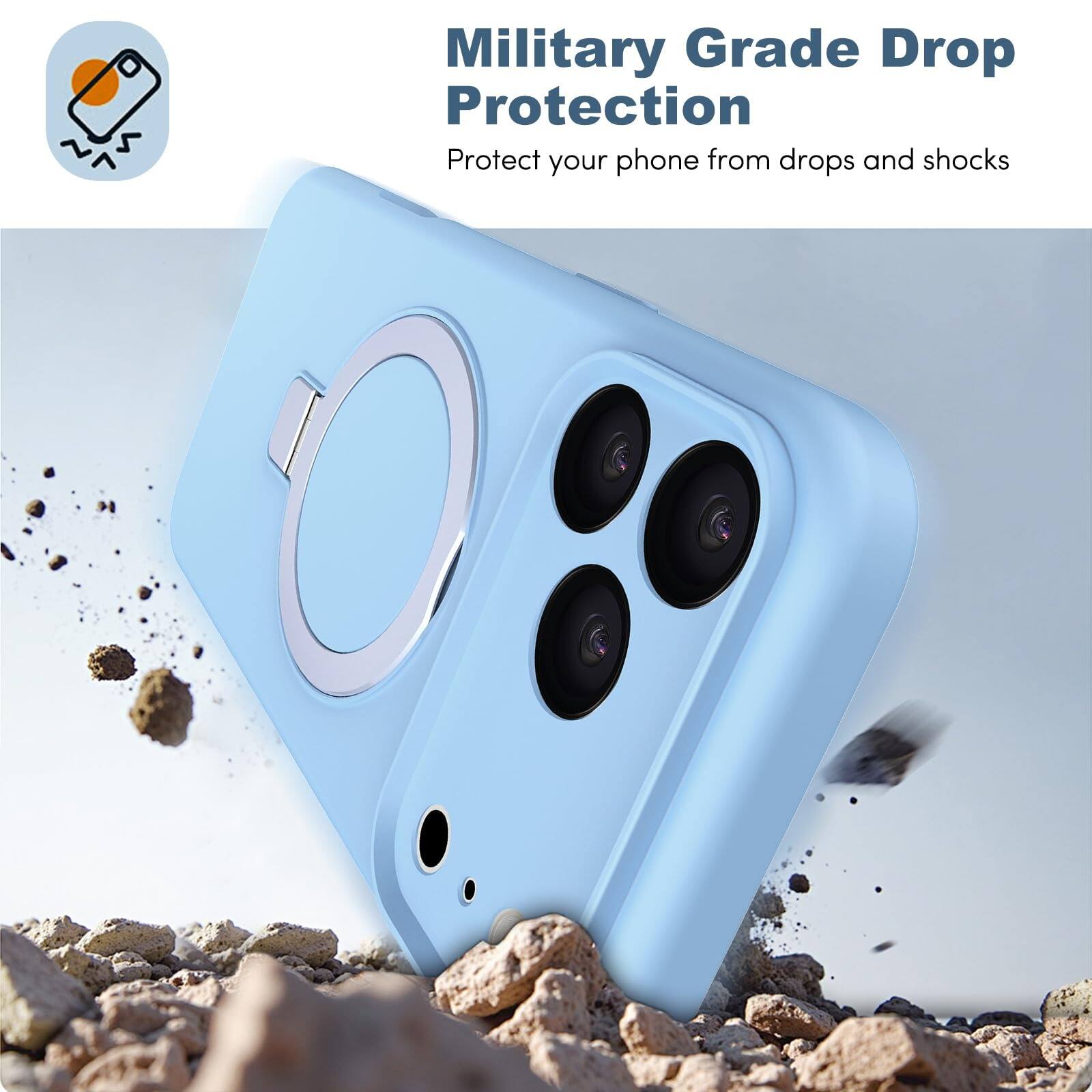 Military Grade Drop Protection  
Protect your phone from drops and shocks