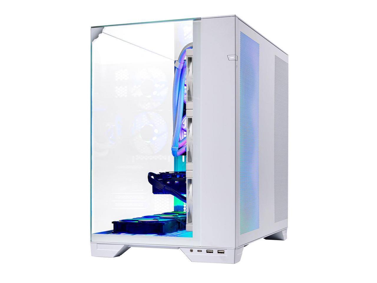 Alt View 5. Skytech Gaming - Skytech O11 Vision, Intel Ultra 7 270K, RTX 5080, 1TB SSD, 32GB DDR5, 850W PSU, 360 AIO, WI-FI 6, Win 11 - White.