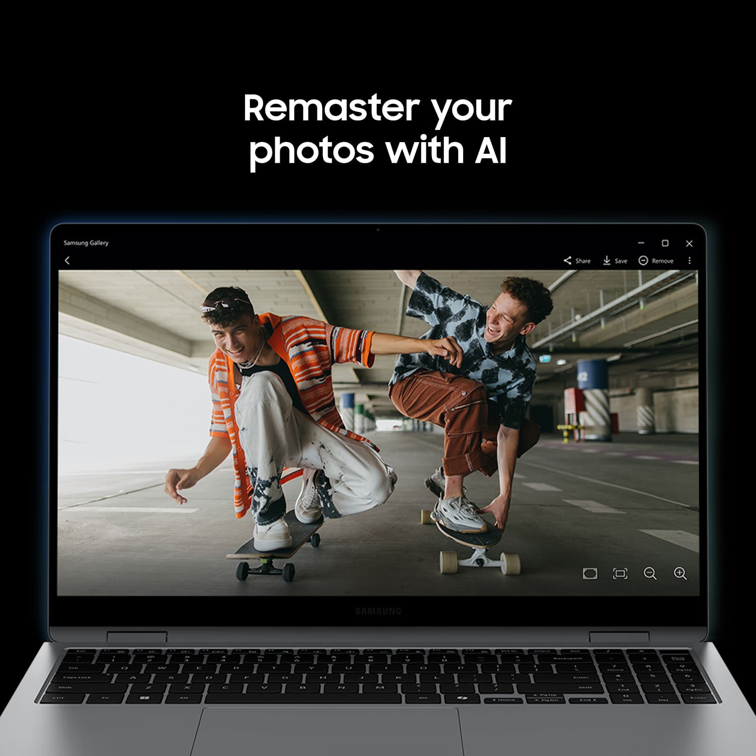 Remaster your photos with AI.