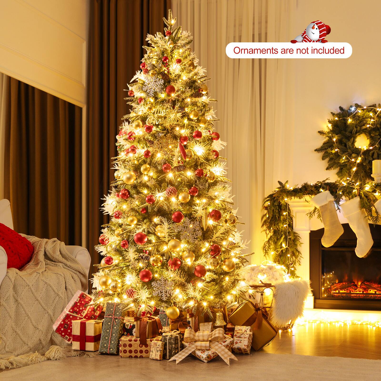 Ornaments are not included
