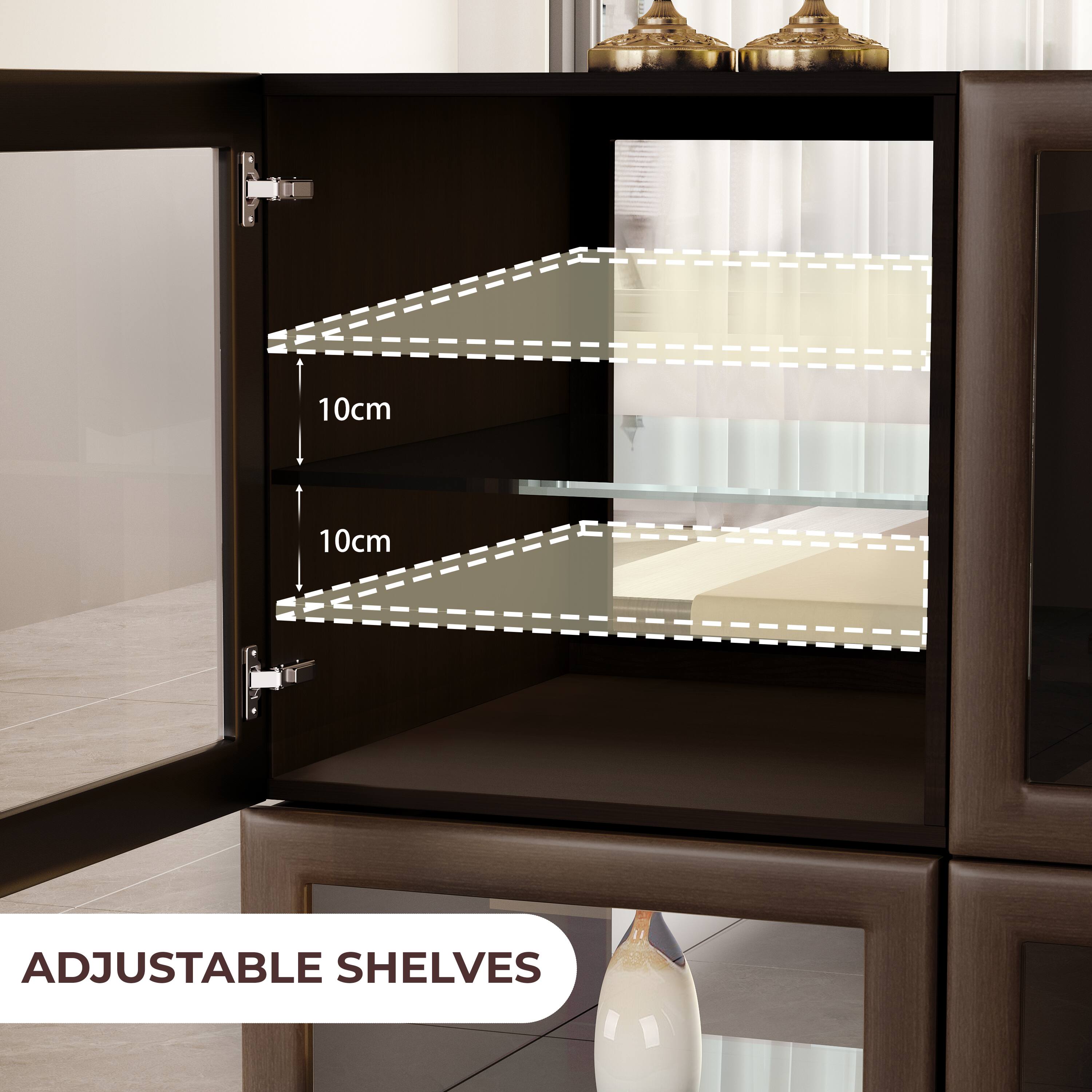 10cm  
10cm  

ADJUSTABLE SHELVES