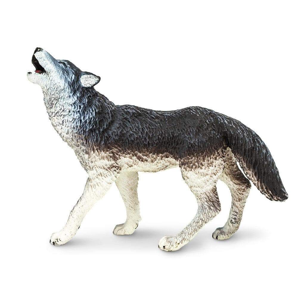 Safari Ltd. - Gray Wolf Toy Figurine