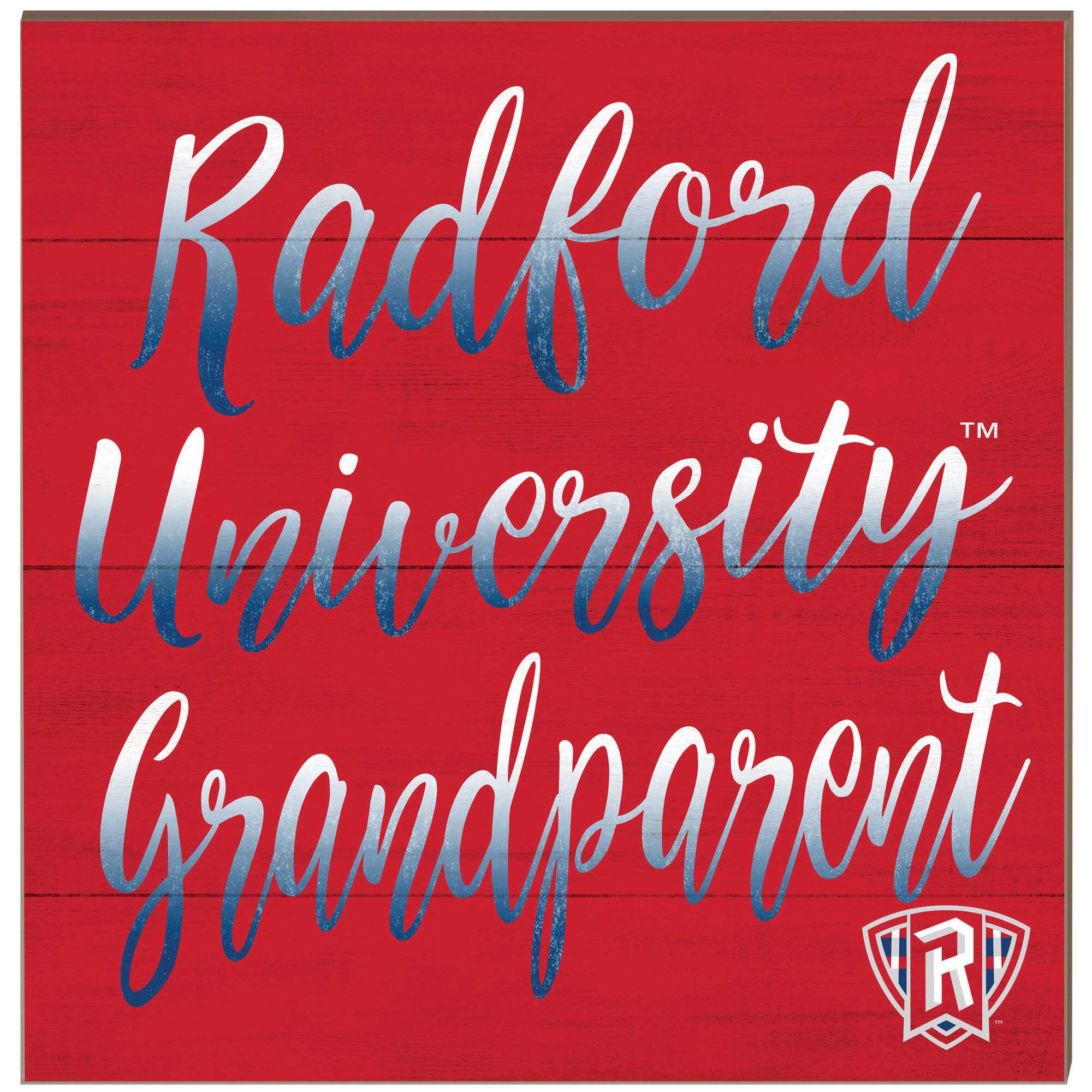 Jardine - Radford Highlanders 10'' x 10'' Grandparent Plaque - Red