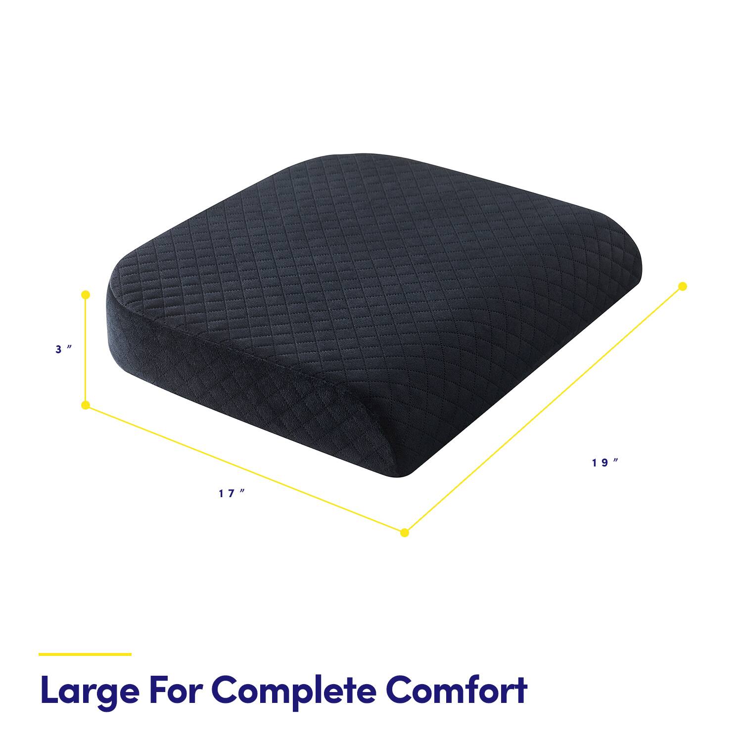 3"  
17"  
19"  

Large For Complete Comfort