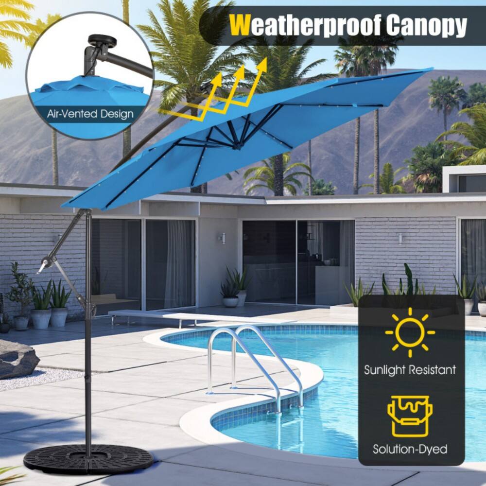 Weatherproof Canopy  
Air-Vented Design  
Sunlight Resistant  
Solution-Dyed