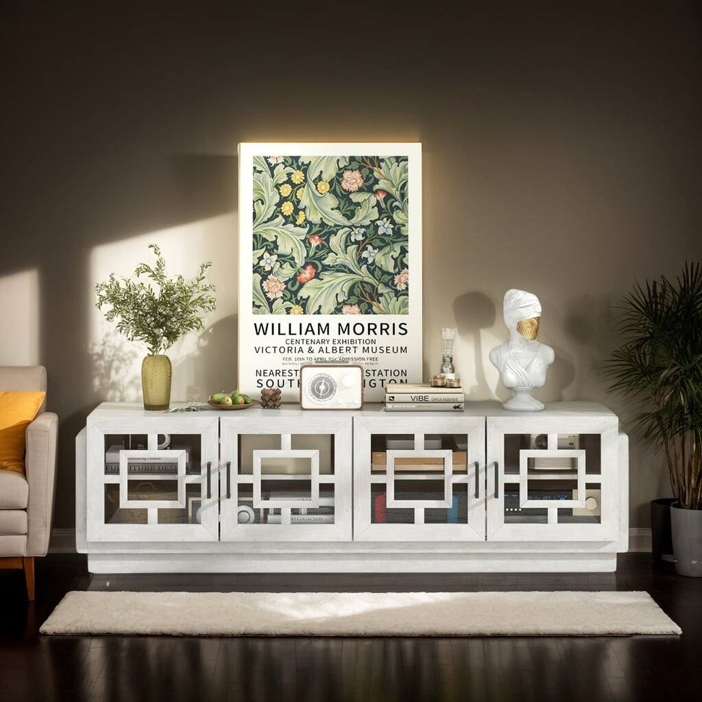 WILLIAM MORRIS CENTENARY EXHIBITION  
VICTORIA & ALBERT MUSEUM  
E10170-028580021099  

1. Fo TO  
5 H4 : NEAREST STATION SOUT GT M a VIRE N FAU ITURE LA