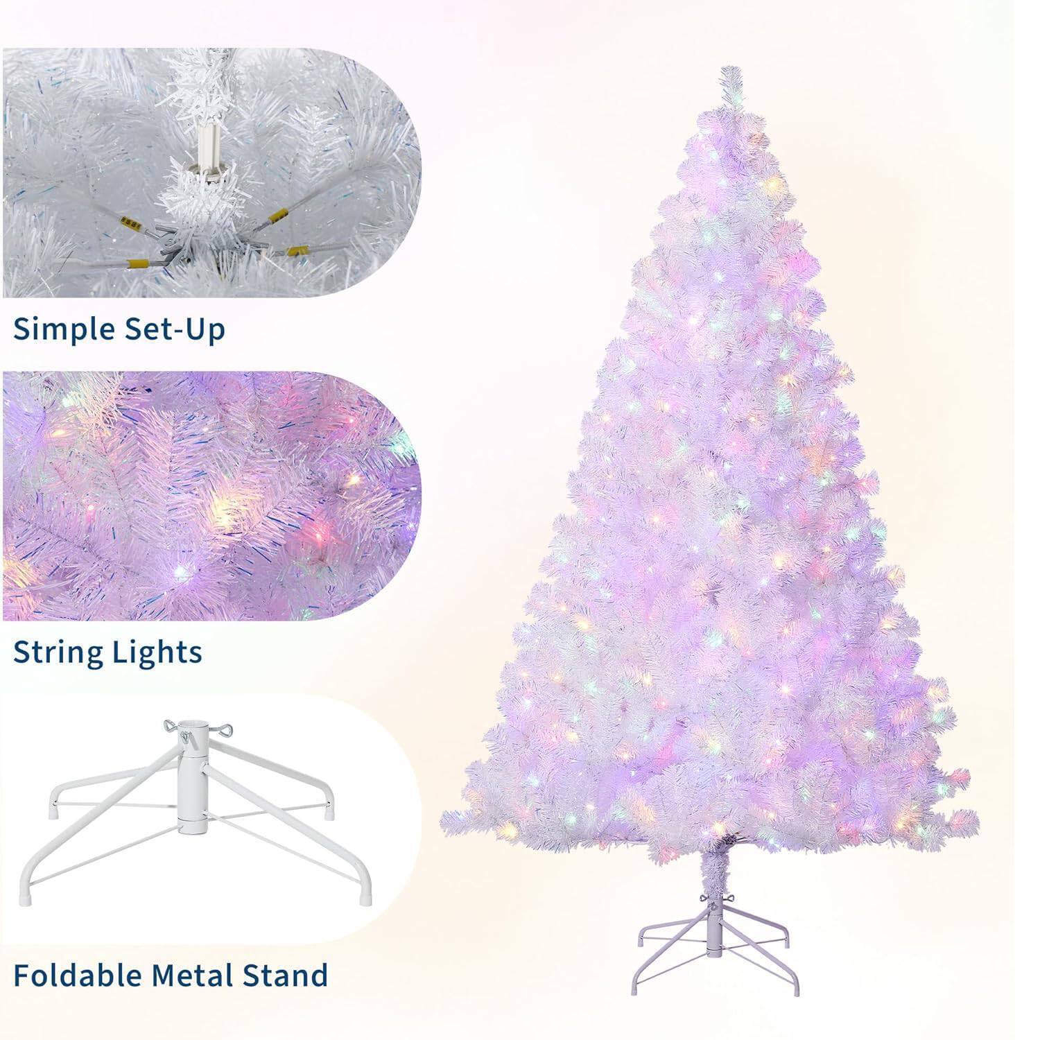 Simple Set-Up  
String Lights  
Foldable Metal Stand