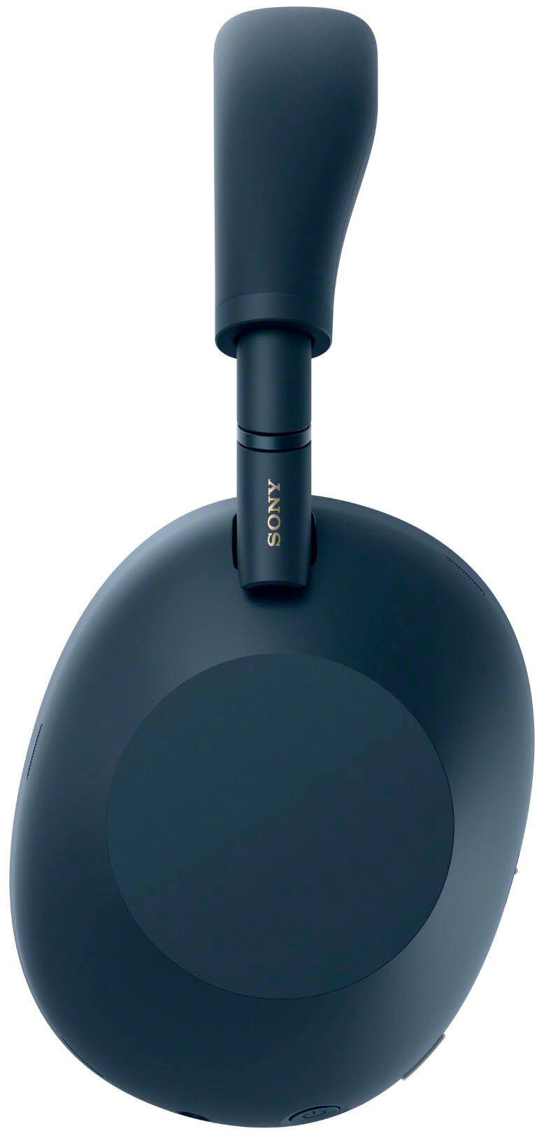 Angle. Sony - WH-1000XM6- Best Wireless Noise Canceling Headphones - Midnight Blue.