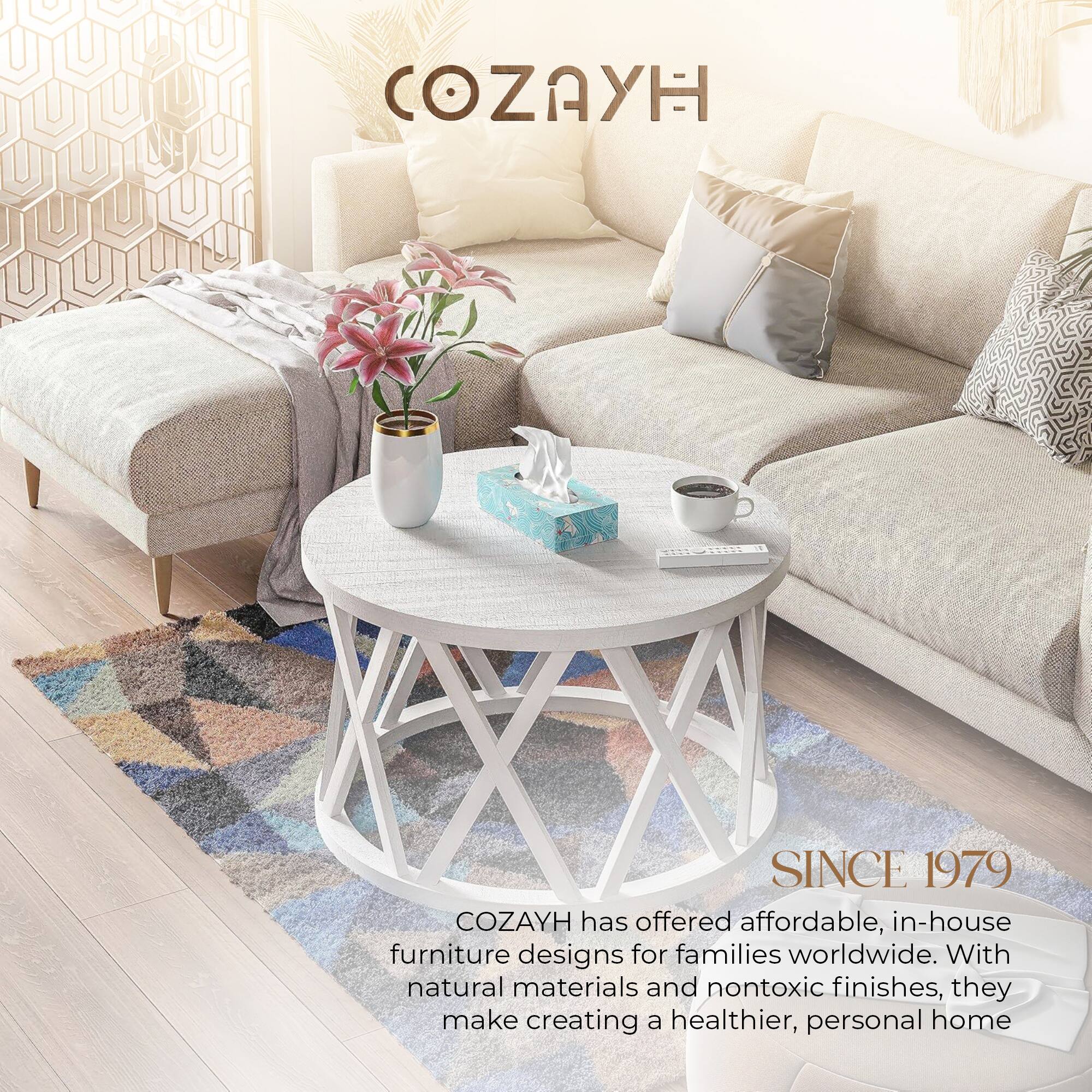 COZAYH SINCE 1979

COZAYH has offered affordable, in-house furniture designs for families worldwide. With natural materials and nontoxic finishes, they make creating a healthier, personal home.