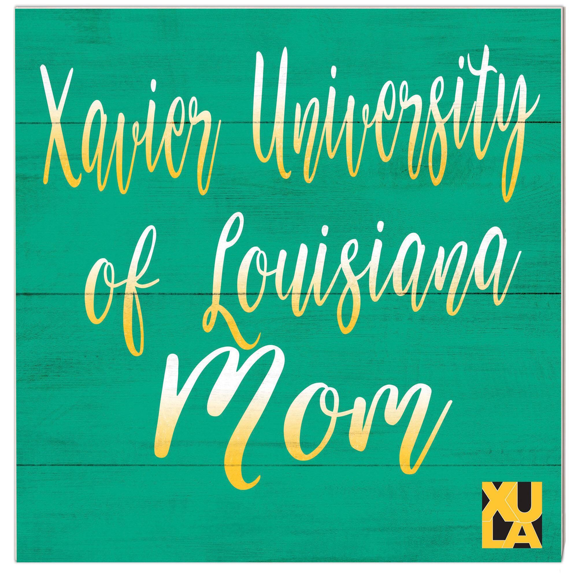 Jardine - XULA 10'' x 10'' Mom Plaque - Gold