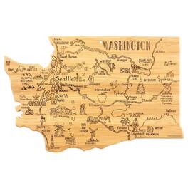 Totally Bamboo - Destination Washington Cutting Board, 15-1/2" x 10"