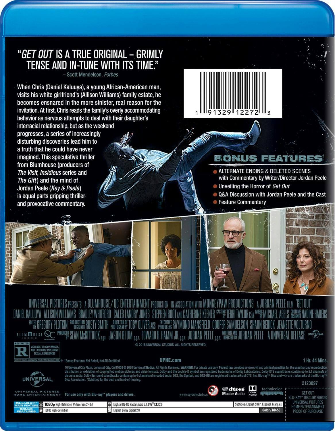 Back. Get Out (Blu-ray New Box Art) [Blu-ray].