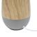 Alt View Zoom 14. Simple Designs - Ceramic Oblong Table Lamp - Gray/light wood.