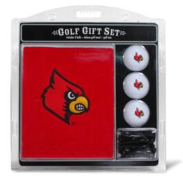 Team Golf - Louisville Cardinals Embroidered Logo Golf Gift Set - Multicolor