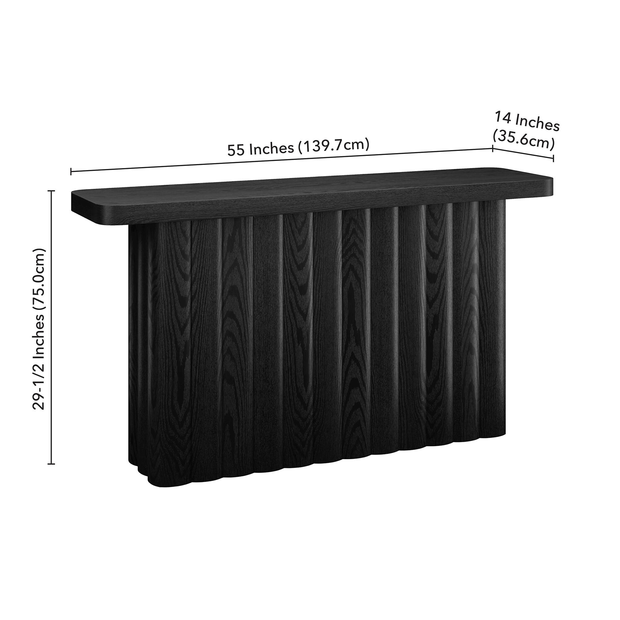 55 Inches (139.7cm)  
14 Inches (35.6cm)  
29-1/2 Inches (75.0cm)