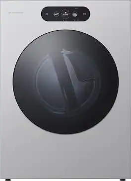 LG - SIGNATURE 9.0 Cu. Ft. Stackable Smart Gas Dryer with Steam and AI Sensor Dry - Brushed Platinum Steel