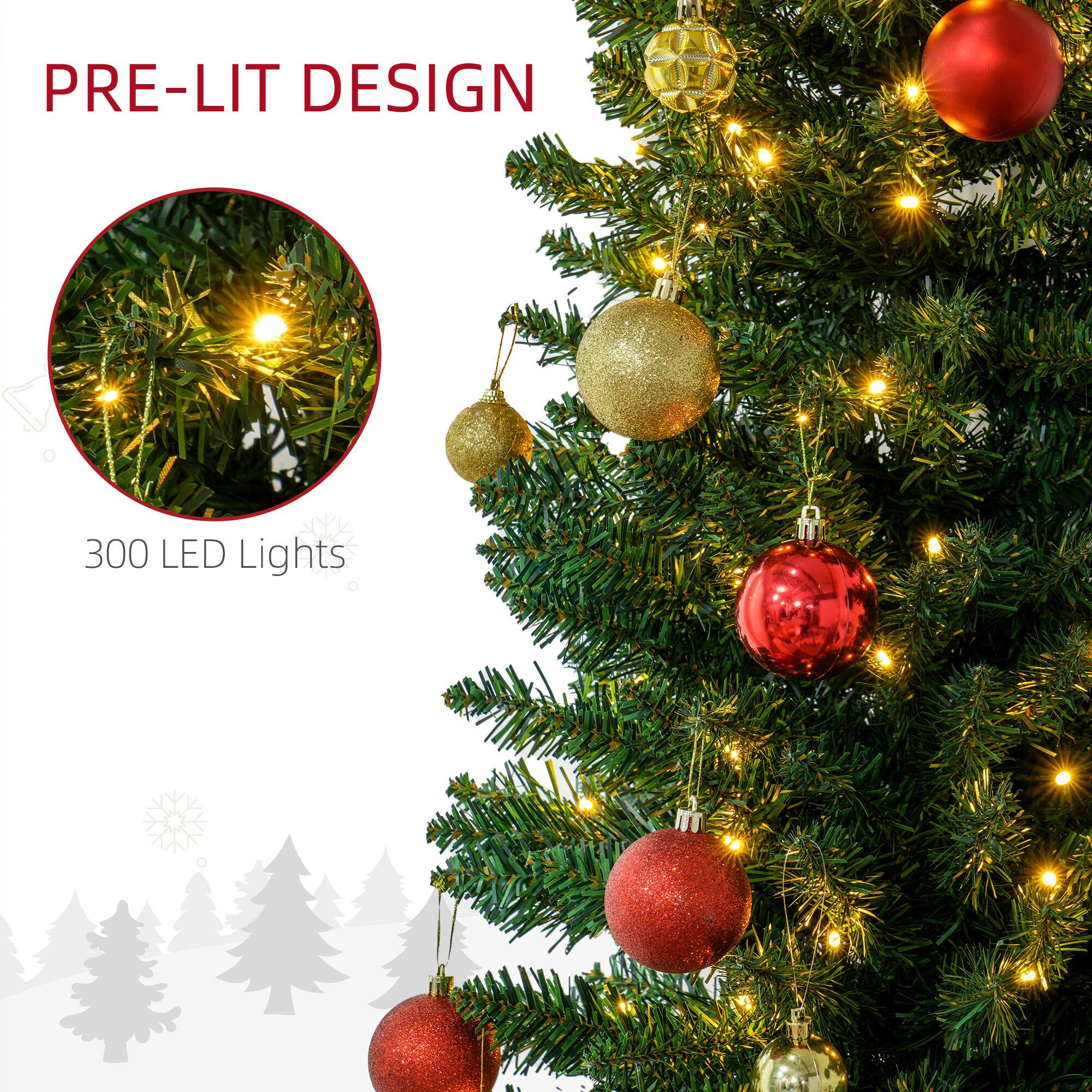 PRE-LIT DESIGN  
300 LED Lights