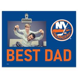 Fan Creations - New York Islanders 8" x 10.5" Briteline Best Dad Clip Frame - Multicolor