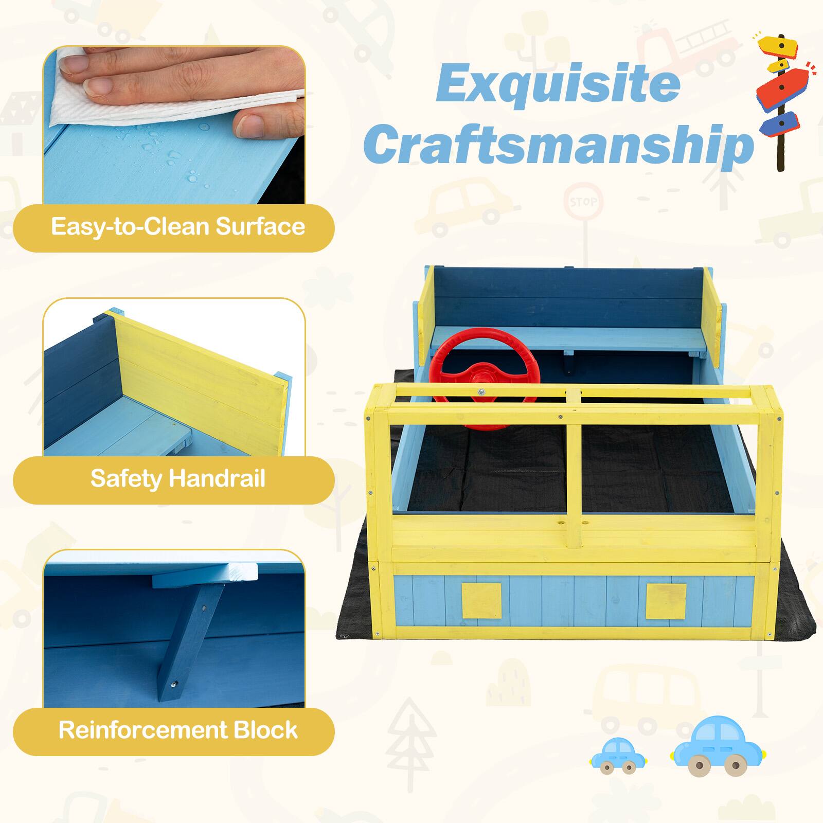 Exquisite Craftsmanship

- Easy-to-Clean Surface
- Safety Handrail
- Reinforcement Block