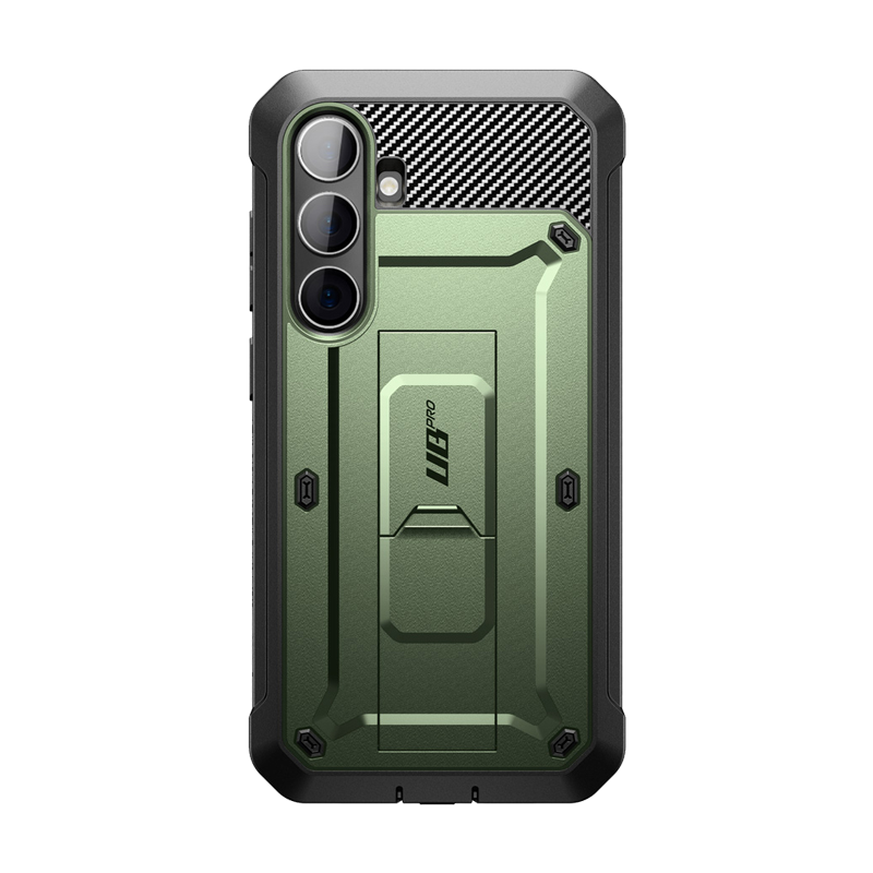SUPCASE - Unicorn Beetle Pro Rugged Holster Case for Samsung Galaxy S24 – Full-Body Protection with Kickstand & Belt Clip - Green