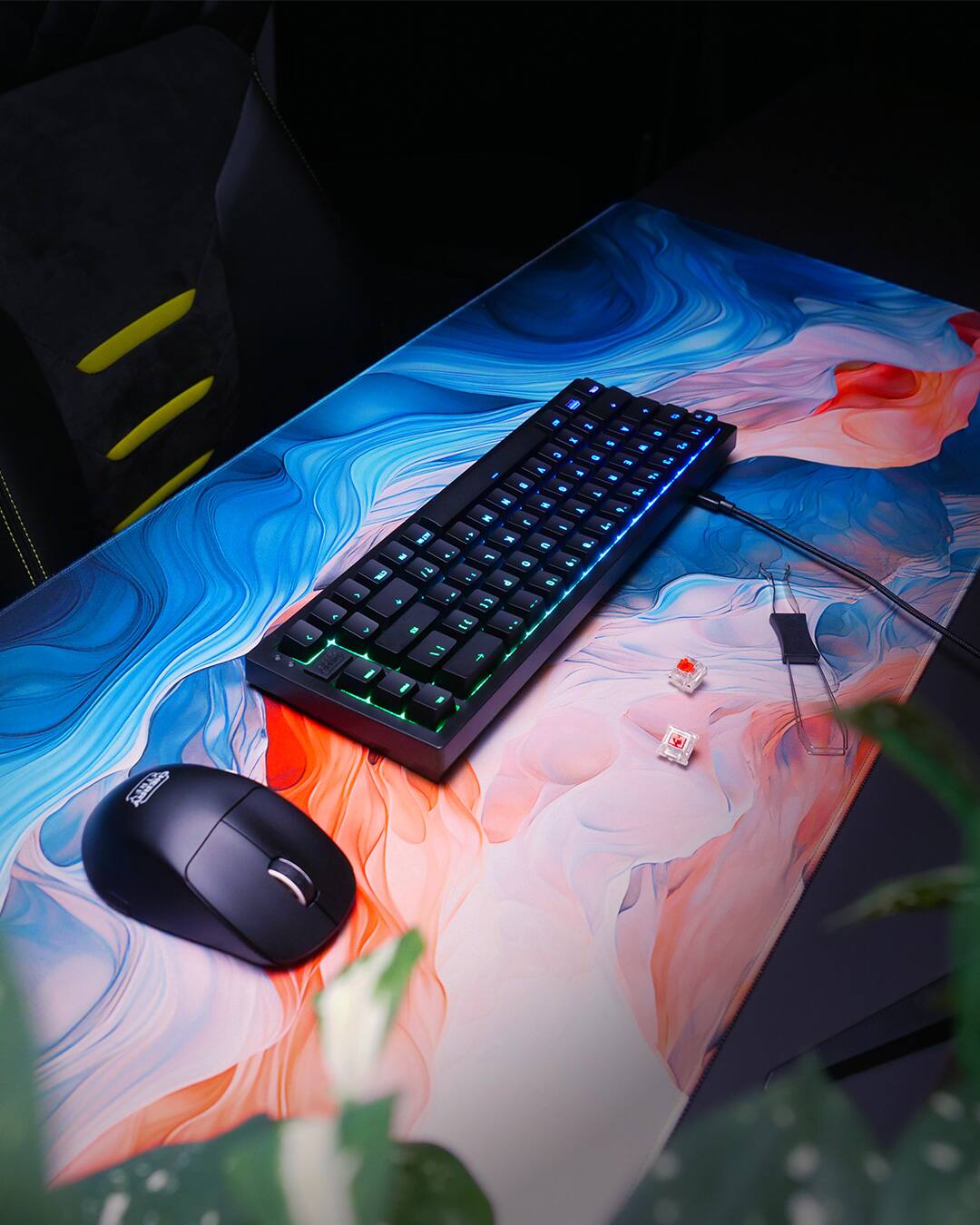 Alt View 1. CHERRY - Mechanical Gaming Keyboard BK - Black.